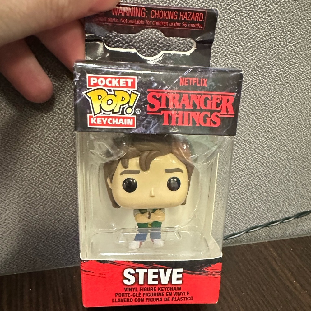 NWT Funko Pocket Pop! Keychain - Stranger Things Steve